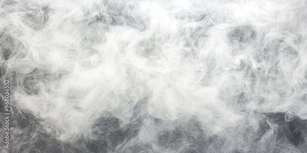 Wisps of dense smoke curl and drift across a dark background, creating an ethereal and enigmatic mood in low light Wisps of dense smoke curl and drift across a dark background, creating an ethereal and enigmatic mood in low light