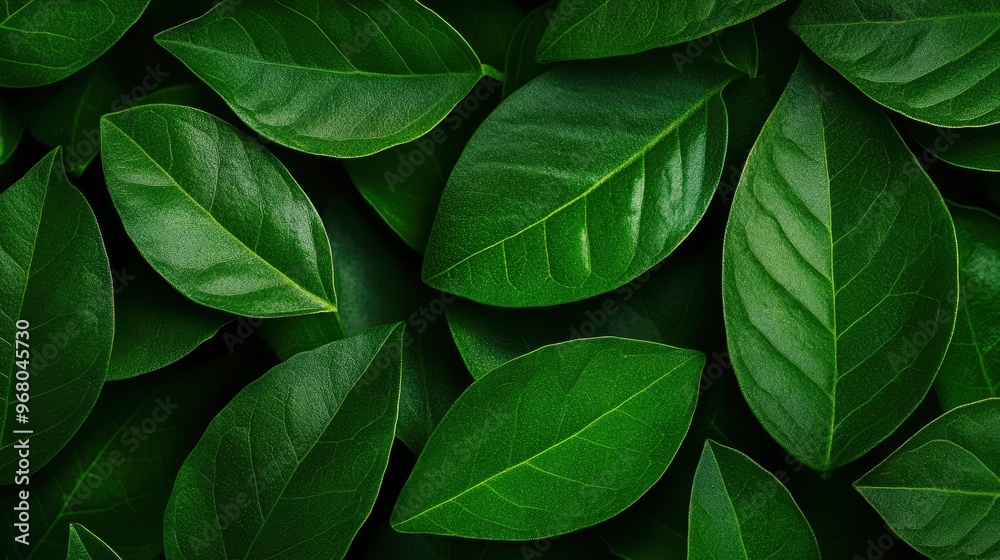 Lush Green Leaves Texture Background Lush Green Leaves Texture Background
