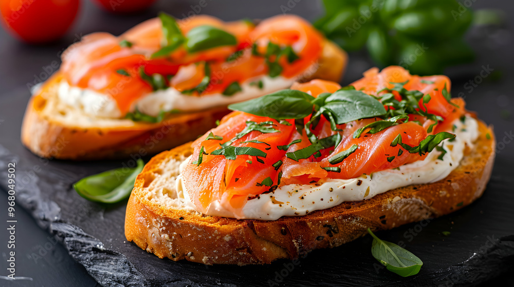 Smoked Salmon Bagel Smoked Salmon Bagel