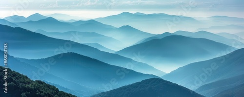 Misty mountains