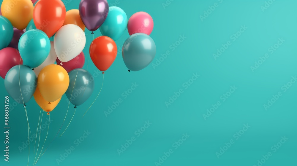 Vibrant multicolored balloons floating against a bright background, perfect for festive birthday celebrations, party decor, and event invitations.
Vibrant multicolored balloons floating against a bright background, perfect for festive birthday celebrations, party decor, and event invitations.