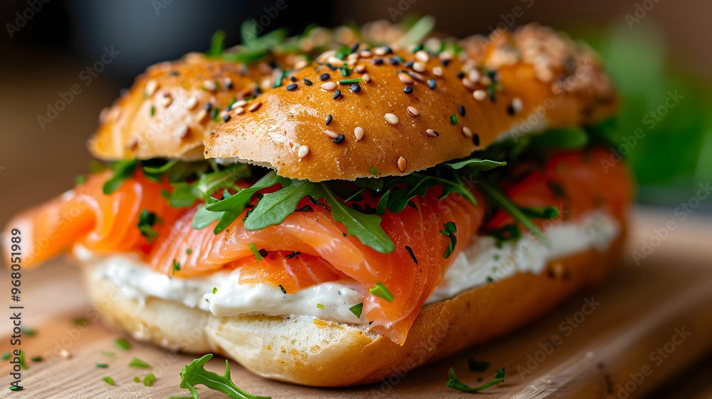 Smoked Salmon Bagel Smoked Salmon Bagel