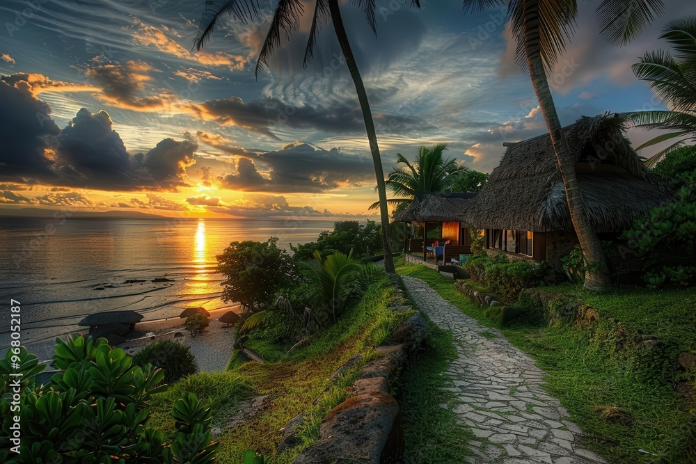 Fototapeta premium Tropical paradise