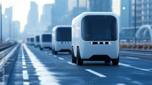 Autonomous Electric Vehicles Driving on a City Road
