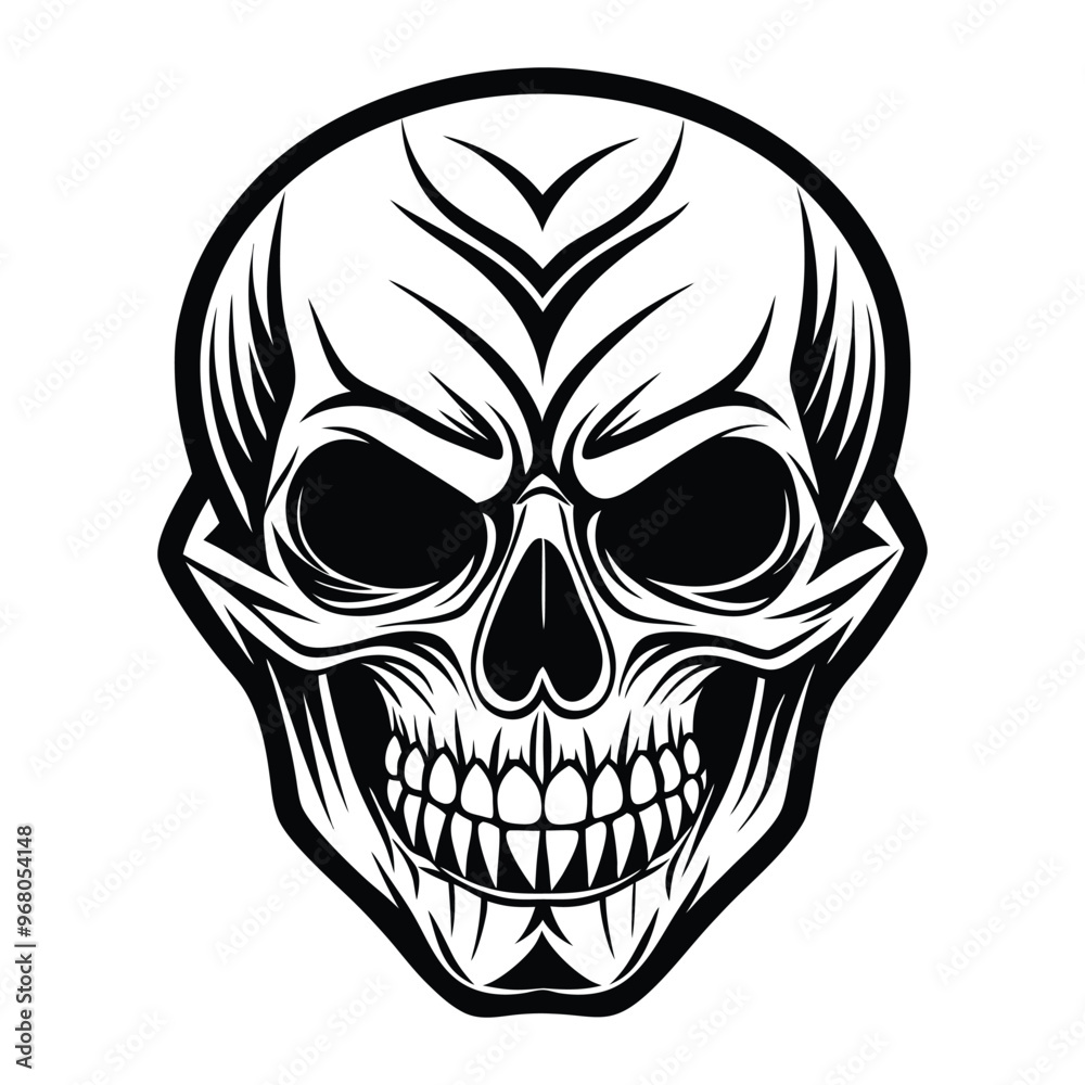 Fototapeta premium Skull Vector Pro Vector