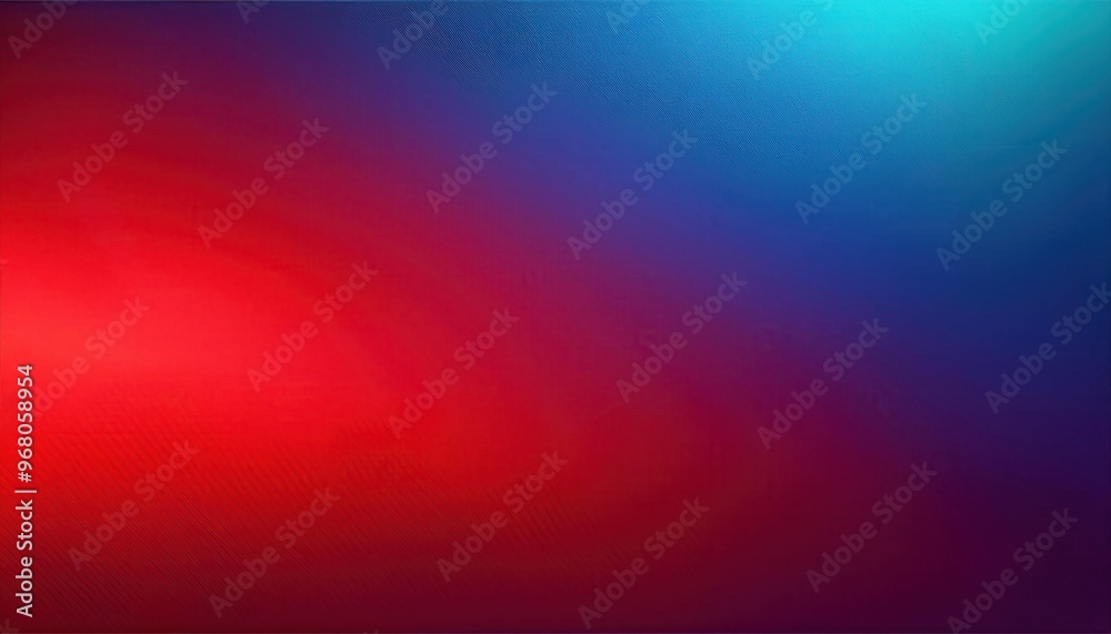 Obraz premium Vivid Gradient of Blue and Red Hues Blending Seamlessly, Evoking a Serene and Dynamic Atmosphere with a Soft Transition from Warm to Cool Tones. Abstract Background Modern Patriotic Designs