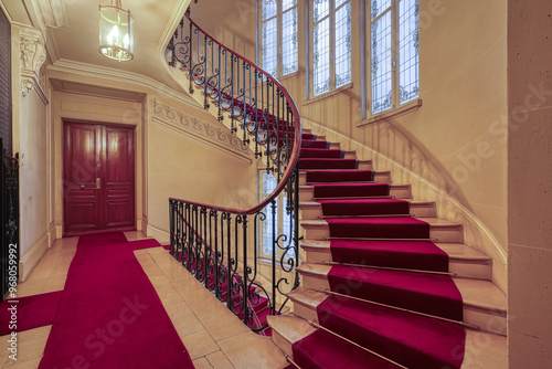 luxury staircase in the house