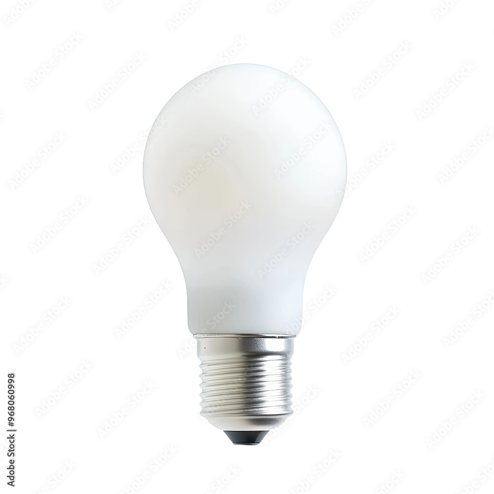 A standard white light bulb isolated on a black background. A standard white light bulb isolated on a black background.