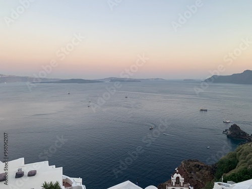 The sea at sunset