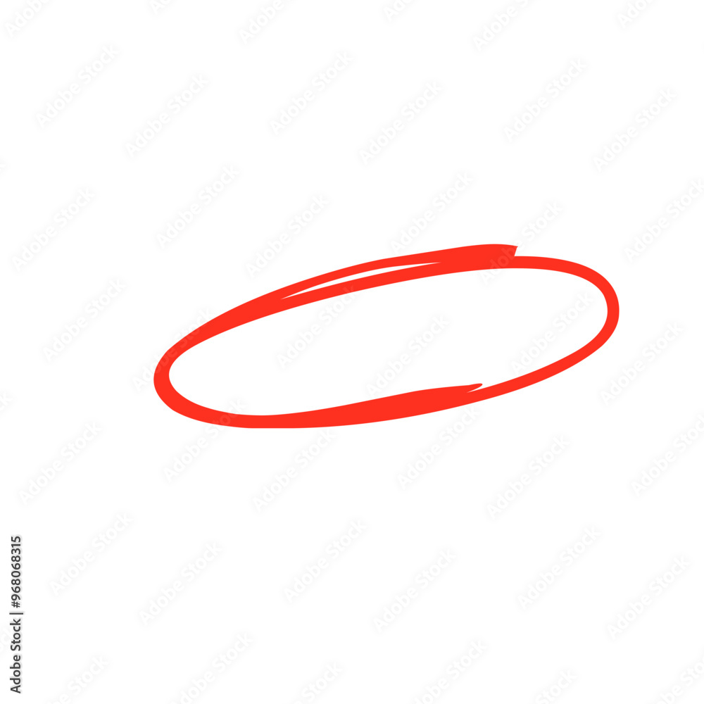 Hand drawn doodle sketch red marker stroke emphases, mark Hand drawn doodle sketch red marker stroke emphases, mark