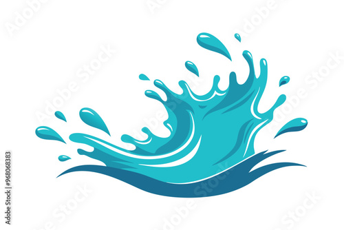 Water splash vector illustration L.eps