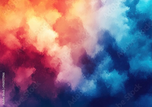 Colorful Pixelated Cloud Abstract Design Generative Art Background Illustration