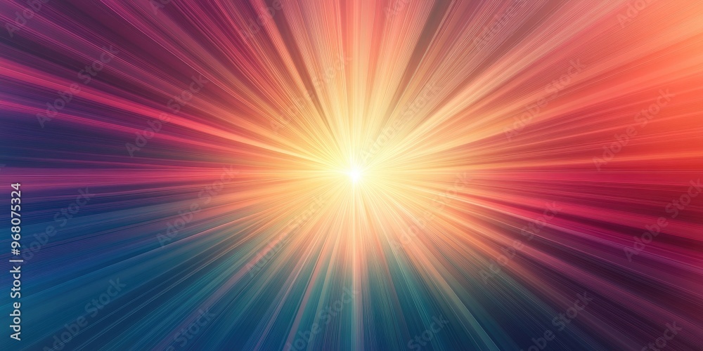Abstract background with a light burst featuring an explosion of rays in a graphic illustration style Abstract background with a light burst featuring an explosion of rays in a graphic illustration style