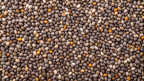 Wallpaper Mural Сhia seeds texture background close-up of mixed seeds Torontodigital.ca