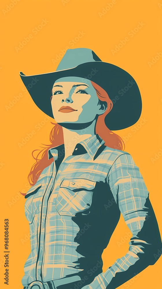background image of a cowboy woman, western illustration style, western. background image of a cowboy woman, western illustration style, western.