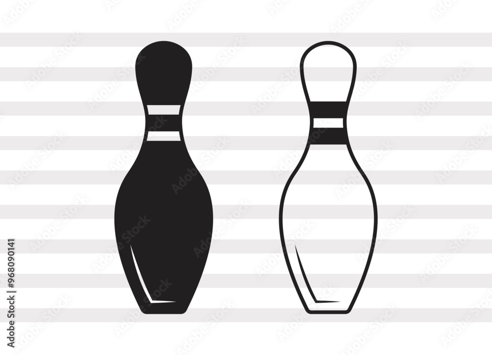 Bowling SVG, Bowling Silhouette, Bowling Game Svg, Pen Drive Svg, P0064 Bowling SVG, Bowling Silhouette, Bowling Game Svg, Pen Drive Svg, P0064