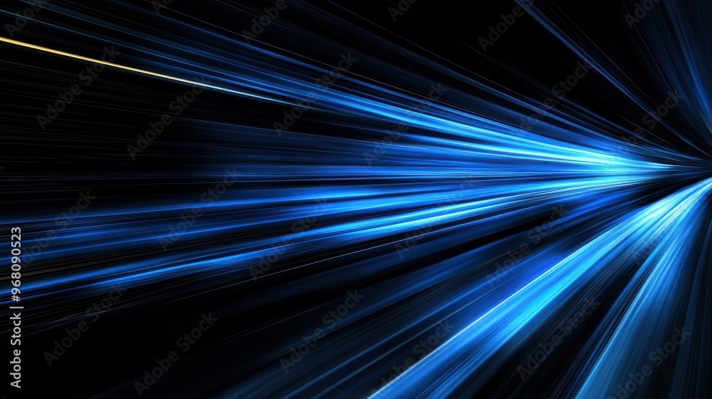 Abstract Blue and Black Light Streaks Abstract Blue and Black Light Streaks