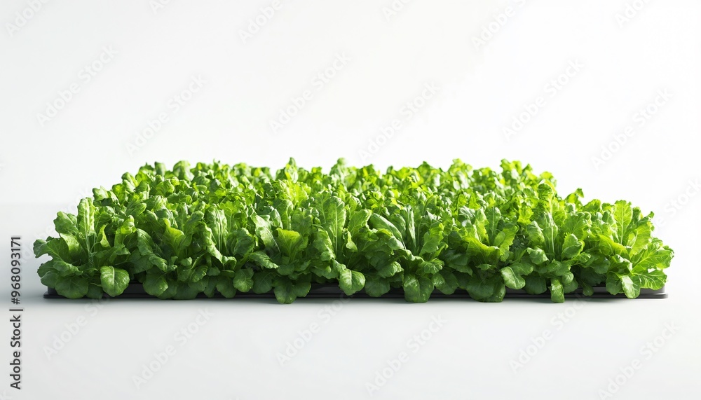 Flourishing Hydroponically Grown Vegetable Field in Contained Environment Flourishing Hydroponically Grown Vegetable Field in Contained Environment