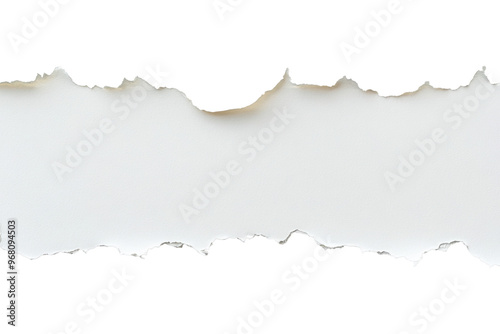 Obraz na płótnie White ripped paper torn edges strips isolated on black background
w salonie