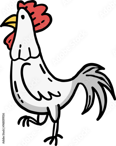 rooster doodle