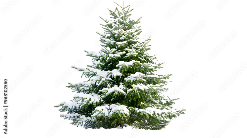 Christmas tree, isolated on white background Christmas tree, isolated on white background