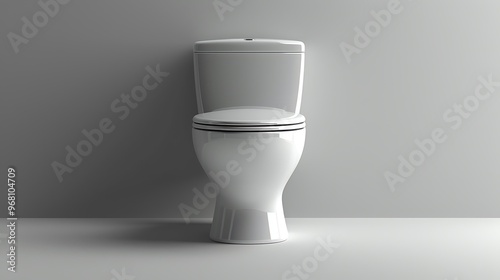 An open toilet bowl, isolated on a bright white background, highlighting its clean and modern design.