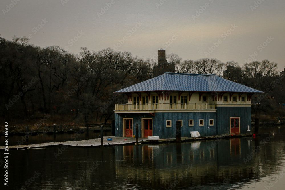 Fototapeta premium house on the water