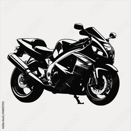 High-Quality Motorcycle Vector Illustrations
