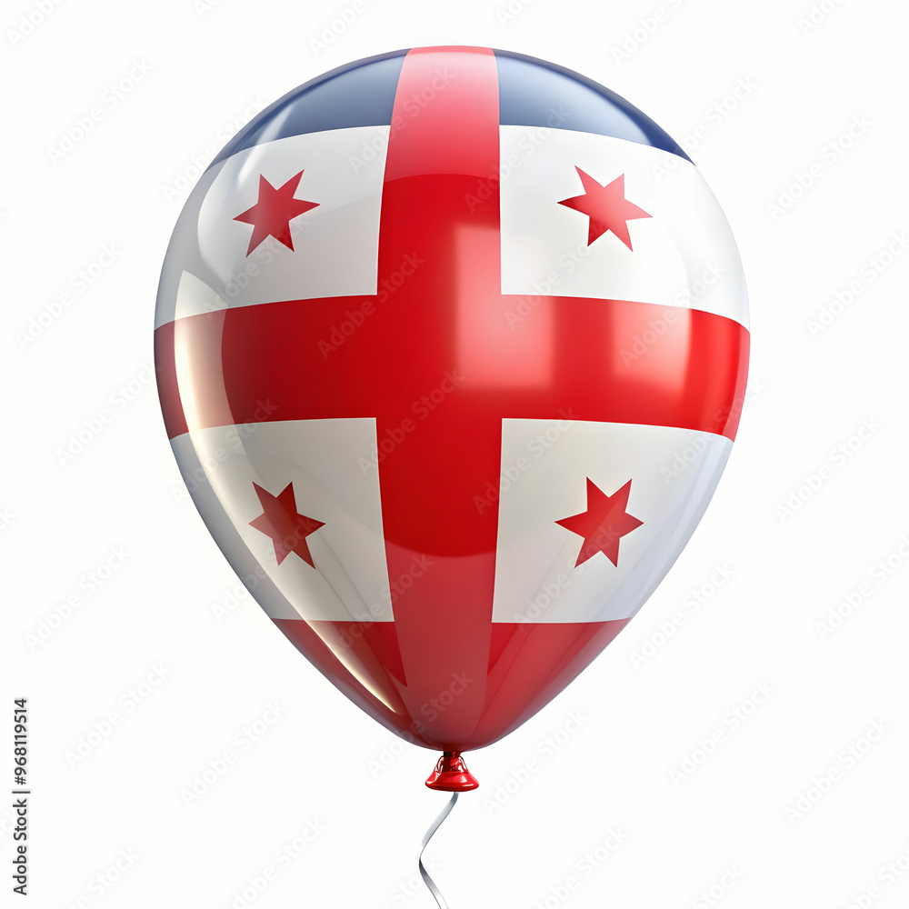 Obraz premium Georgia flag design