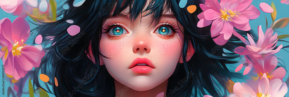 Vibrant Abstract Anime Wallpaper – Dynamic and Artistic Design Vibrant Abstract Anime Wallpaper – Dynamic and Artistic Design