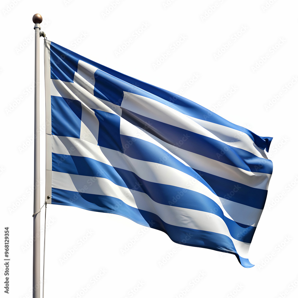 Obraz premium Greece flag design