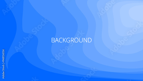 Light blue abstract background with sharp wavy lines and gradient transition, dynamic swirl shape. Inclined bends