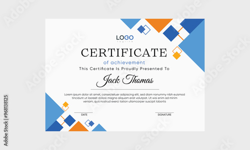 vector appreciation certificate. incredible certificate vector