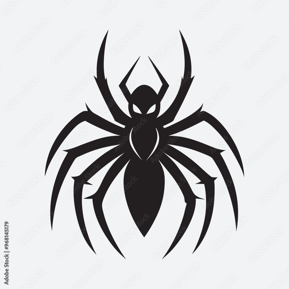 Spider silhouette black vector art , Spidesilhouette vector art illustration.
Spider silhouette black vector art , Spidesilhouette vector art illustration.