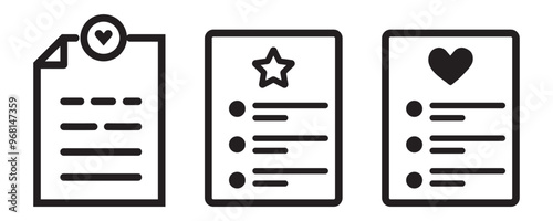 wishlist icon. vector dual tone icon for your website, mobile, presentation, and logo design.