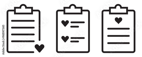 wishlist icon. vector dual tone icon for your website, mobile, presentation, and logo design.