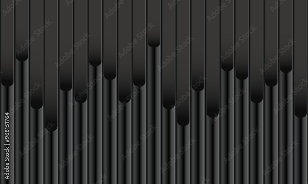 Abstract pipe shape Metal Background Vector EPS. Dark vertical steel bar pattern background template. Metal texture surface or galvanize steel. Phone wallpaper. 3d rendering EPS. Abstract pipe shape Metal Background Vector EPS. Dark vertical steel bar pattern background template. Metal texture surface or galvanize steel. Phone wallpaper. 3d rendering EPS.