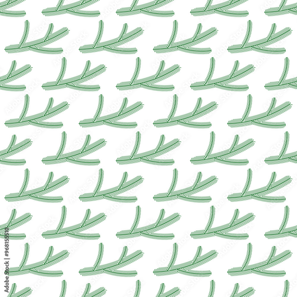 Spruce branch pattern Spruce branch pattern