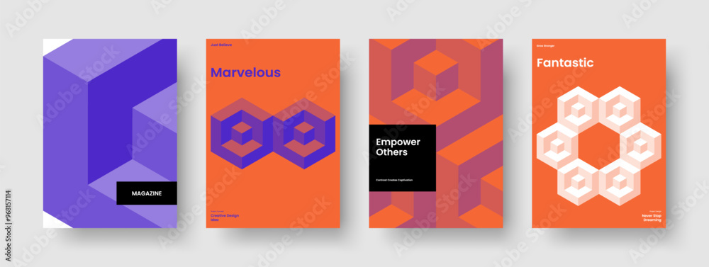 Fototapeta premium Creative Brochure Layout. Modern Banner Template. Isolated Flyer Design. Background. Book Cover. Poster. Business Presentation. Report. Newsletter. Journal. Magazine. Portfolio. Pamphlet. Leaflet