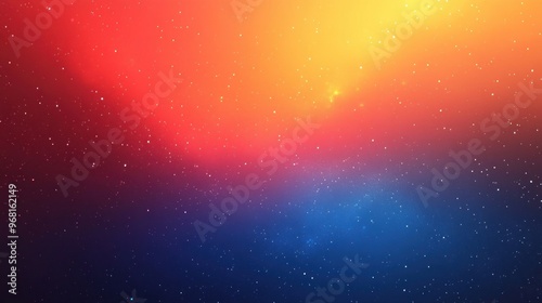 orange and blue glitter gradient background