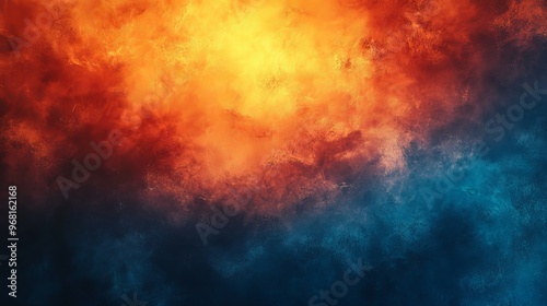 orange and blue dark gradient background