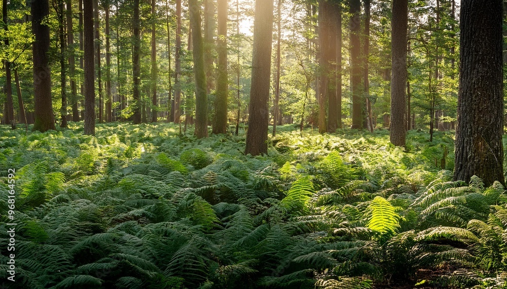 Obraz premium footpath in the forest