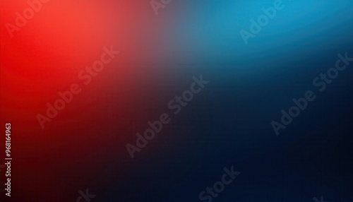 Vibrant Gradient Texture. Seamless Transition from Cool Blue to Warm Red on Canvas, Symbolizing Harmony Between Opposing Tones in Abstract, Minimalistic Design. USA Flag Patriotic Banner With Copy 