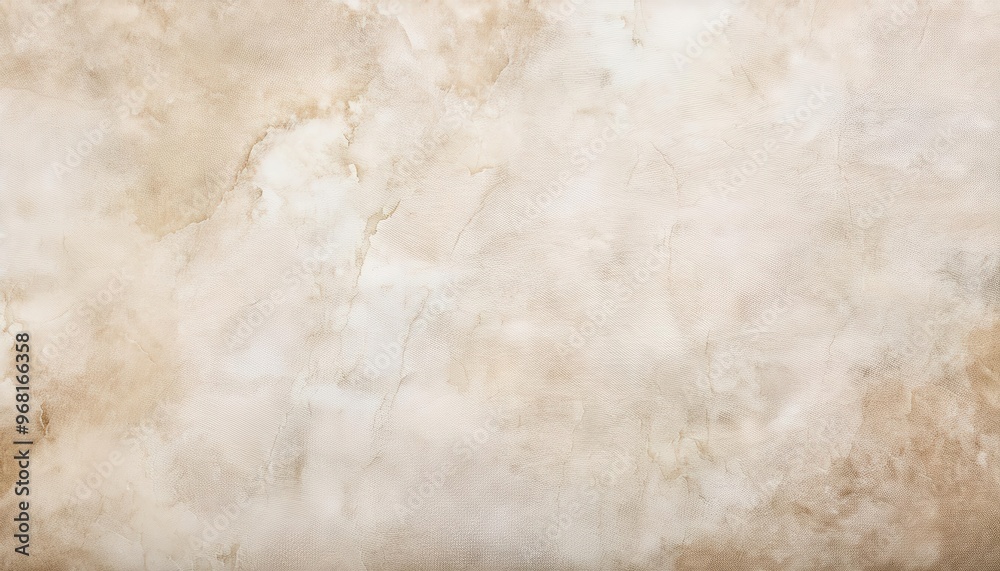 Obraz premium Abstract Beige and Off White Textured Background with Subtle Marble Like Patterns and Cracks, Perfect for Elegant Design Projects, Soft Earthy Aesthetic, and Minimalist Artistic Creations