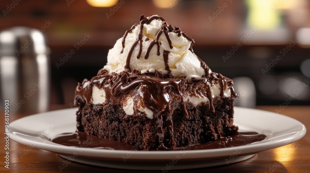 Chocolate Brownie Sundae Chocolate Brownie Sundae