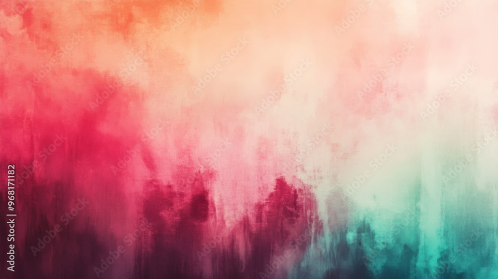 Fototapeta premium Abstract Illusionism with a Blurry Background and Intricate Gradient Patterns in a Digital Painting for Modern Wallpaper and Artistic Poster Design