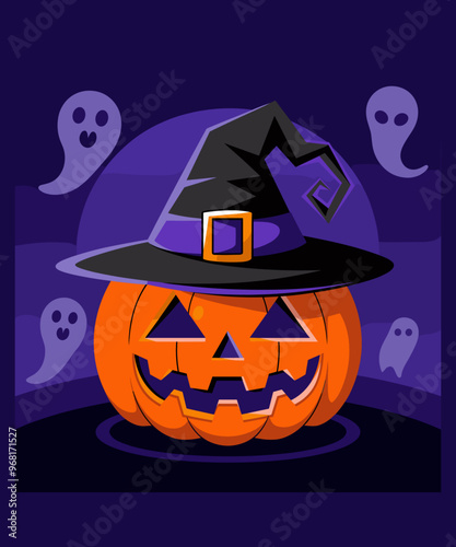 spooky pumpkin halloween