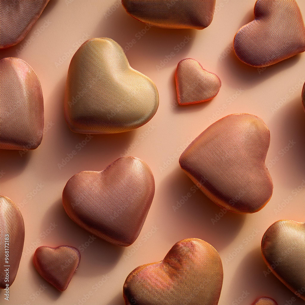 Obraz premium Heart Shaped Pattern