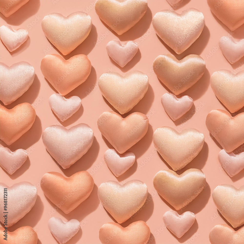 Fototapeta premium Heart Shaped Pattern