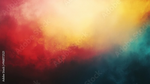 Abstract Illusionism with a Blurry Background and Intricate Gradient Patterns in a Digital Painting for Modern Wallpaper and Artistic Poster Design